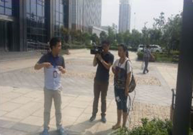 合肥電視台現場采訪